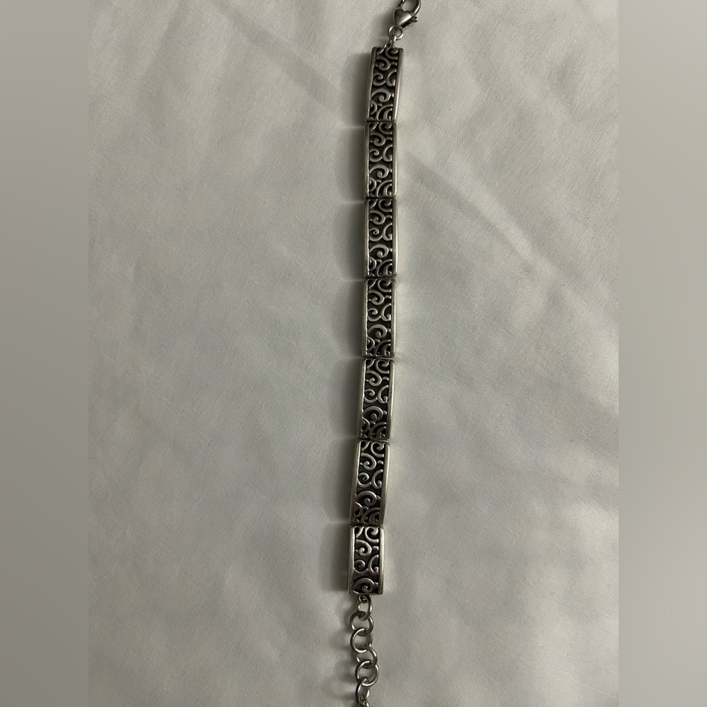 Brighton Deco lace filigree panel bracelet